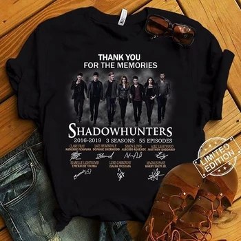 

Shadowhunters 2020 2020 3 Seasons 55 Episodes Thank You For The Memories T-Shirt