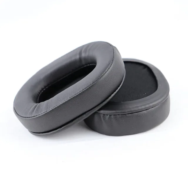 Replacement Ear Pads Earpads Cushion for Audio-Technica ATH-MSR7 ATH-MSR7BK ATH-M50x ATH-M40X ATH-M30 ATH-M50 M50s Headphones leather black