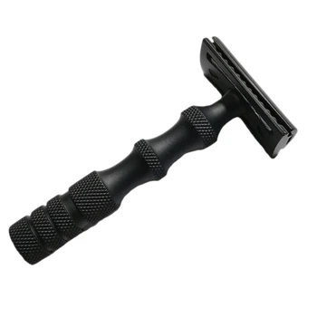 

Short Handle Classic Razor Double Edge Mens Shaving Razor Manual Shaver Holder