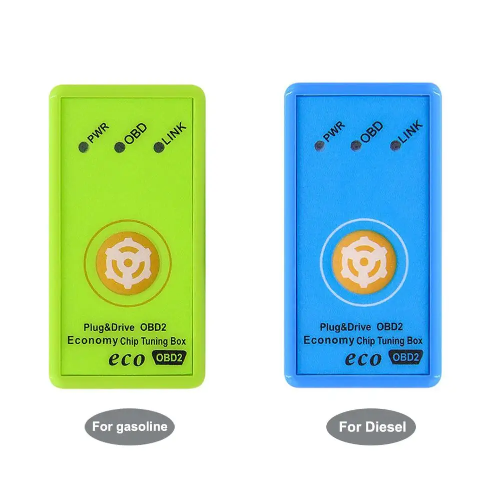 Power Prog ECO OBD2 Car Power Booster Optimized Fuel Saver For Fuel