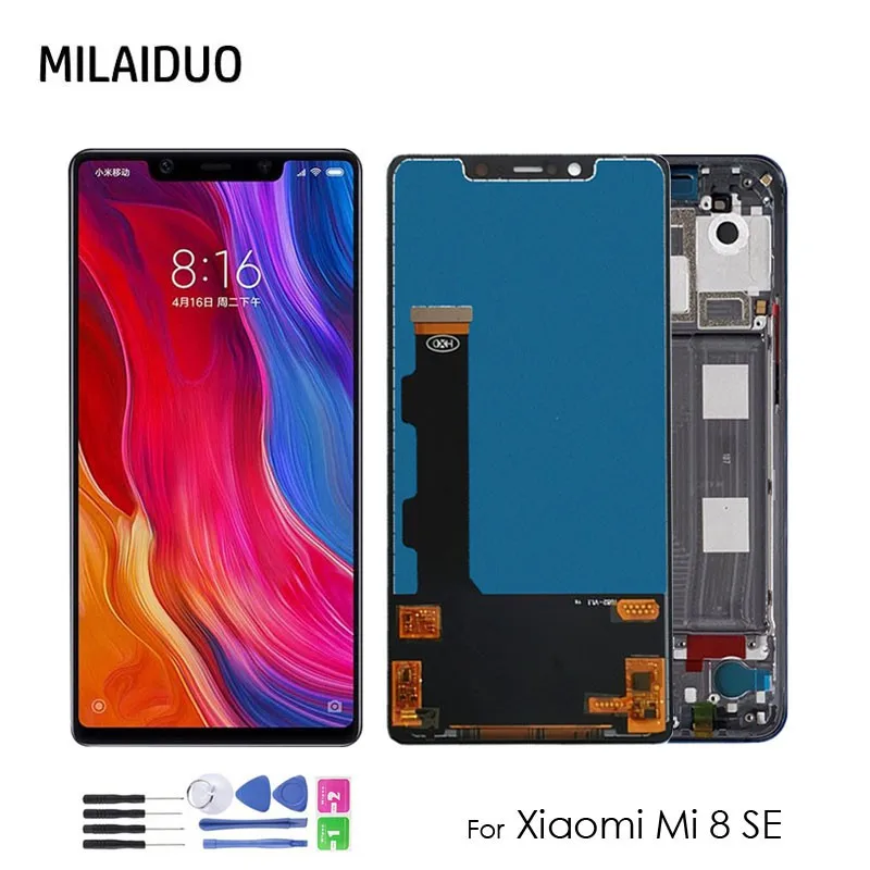

TFT 5.88" LCD For Xiaomi Mi8 SE Mi 8 SE LCD Display Touch Screen Digitizer Assembly For Xiaomi MI 8 SE LCD Replacement