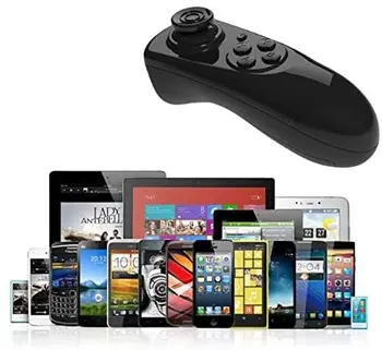 

VR Glasses Bluetooth Remote Controller Virtual Reality Headset Glasses for iOS or Android Smartphones