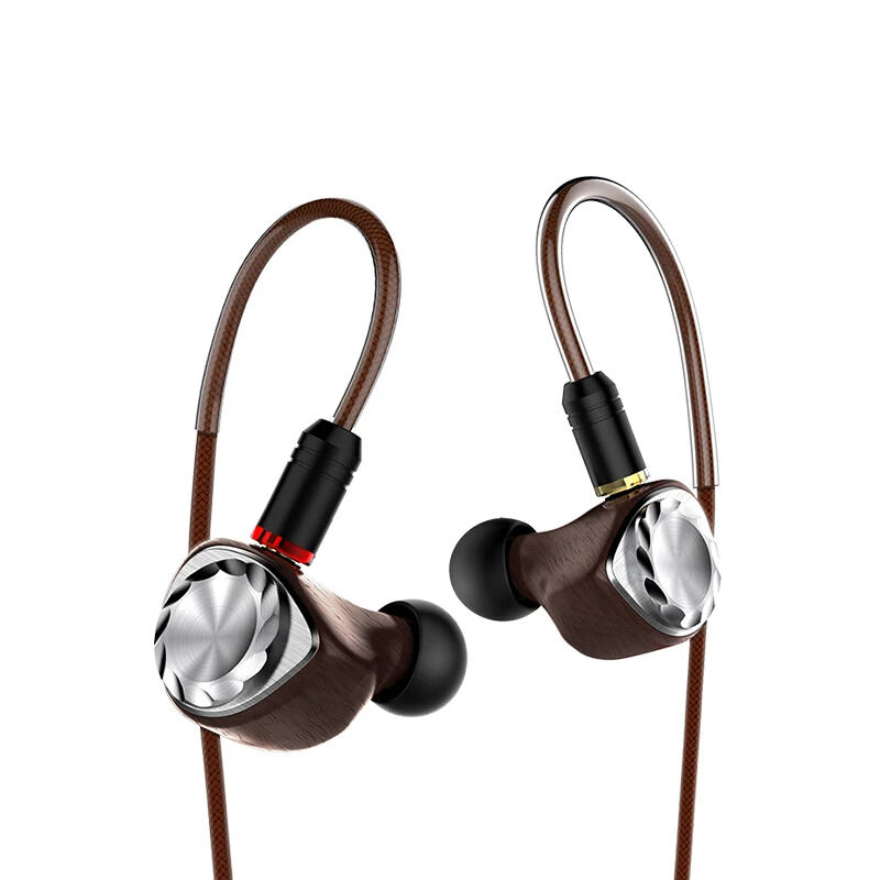 

Astrotec Phoenix In Ear Electrostatic Earphone Noise Cancelling Wooden Monitor Earphones Music Wired Earbuds