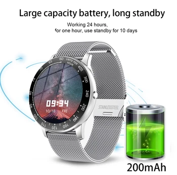 

2020 New full touch Smart watch ladies men IP67waterproof sports suitable For Android iOS call information smartwatch ladies men
