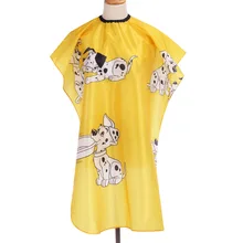 Парикмахерская накидка с узором из мультфильма, водонепроницаемая, для стрижки волос, окрашивание одежды, манто, фартук, обертывание, Профессиональная парикмахерская, инструмент для укладки