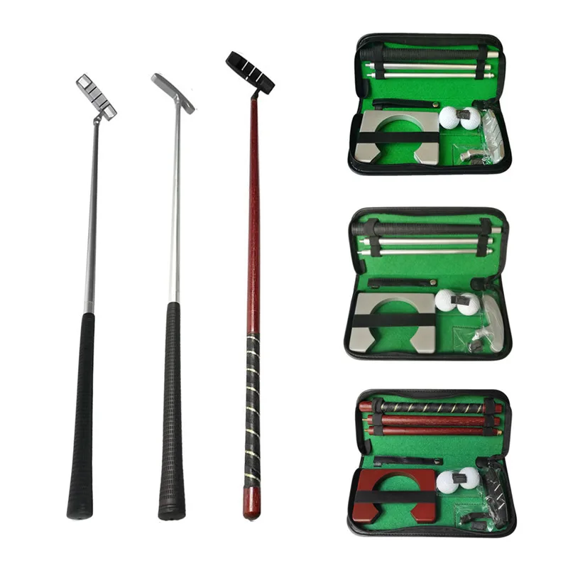 

Golf Putter Putting Trainer Set Aluminum Alloy Portable Golfs Ball Holder Rubber Pvc Training Aids Tool Accessories