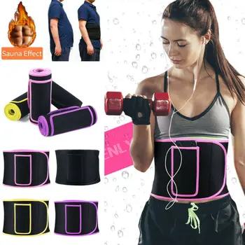 

Unisex Workout Waist Trainer Sauna Fat Burning Lower Back Support Girdle Bones Womens Shapers Lose Weight Waist Cinchers