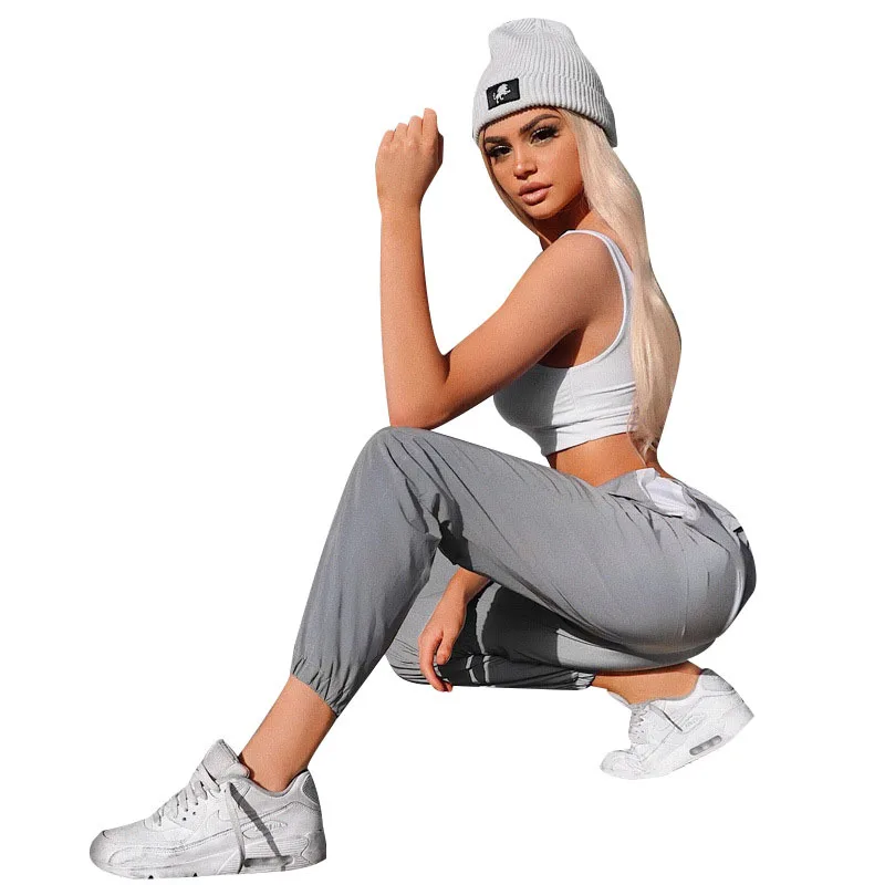

Fashion Women Pants New Luminous Casual Pants Luminous Stretch Pants Women Pantalones Mujer Streetwear Sweatpants Women Clothes