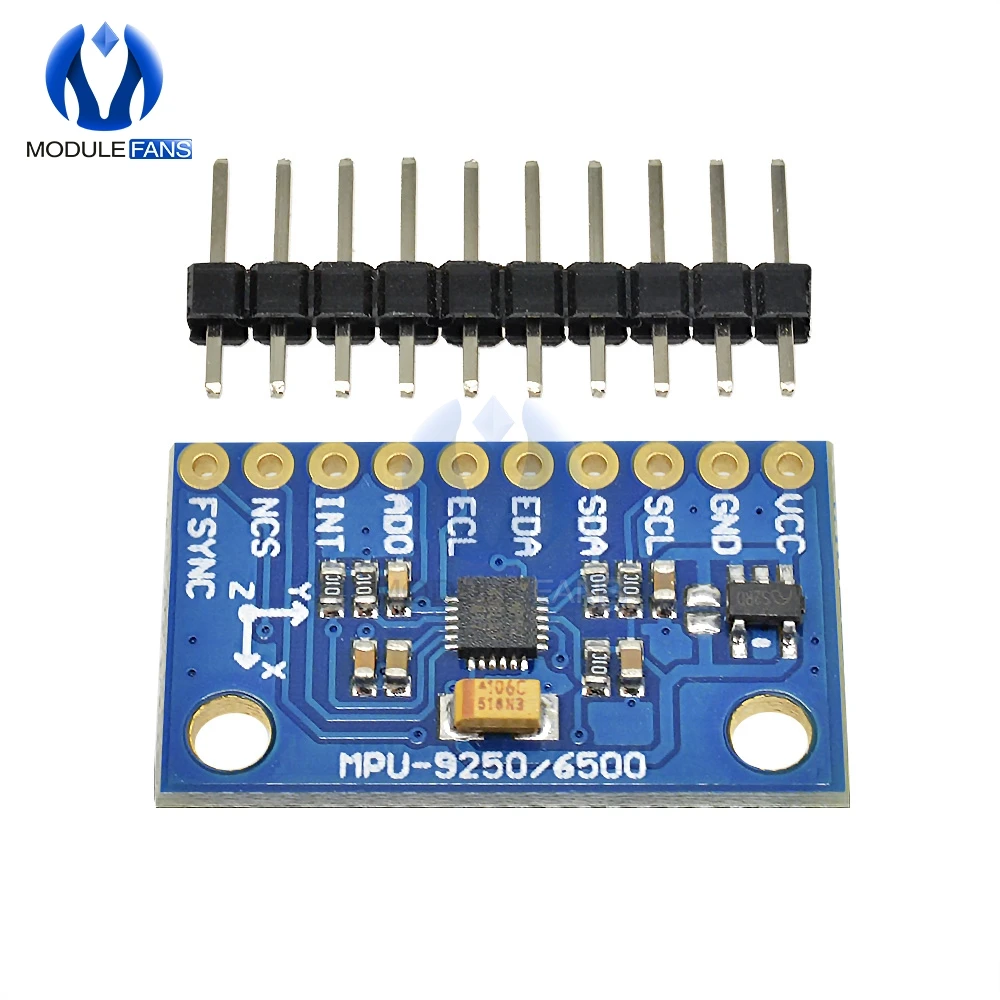 MPU-9255 Сенсор модуль Гироскопический акселерометр магнитного поля Diy Электронные TRI-AXIS три-осевая плата