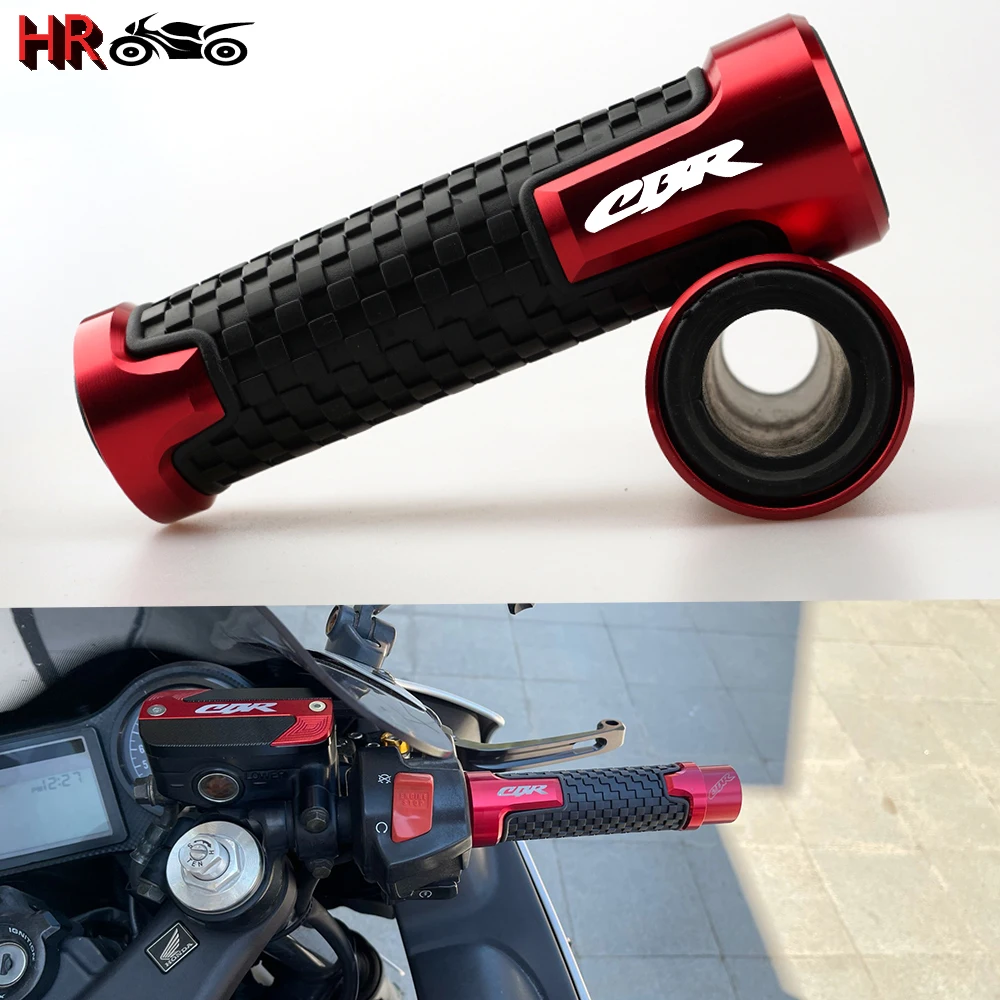 For Honda CBR 600 F2 F3 F4 F4i CB599 CBR600RR CBR1000RR CB900RR 7/8'' 22mm Motorcycle Handlebar Grips Rubber Handle Bar Grip |