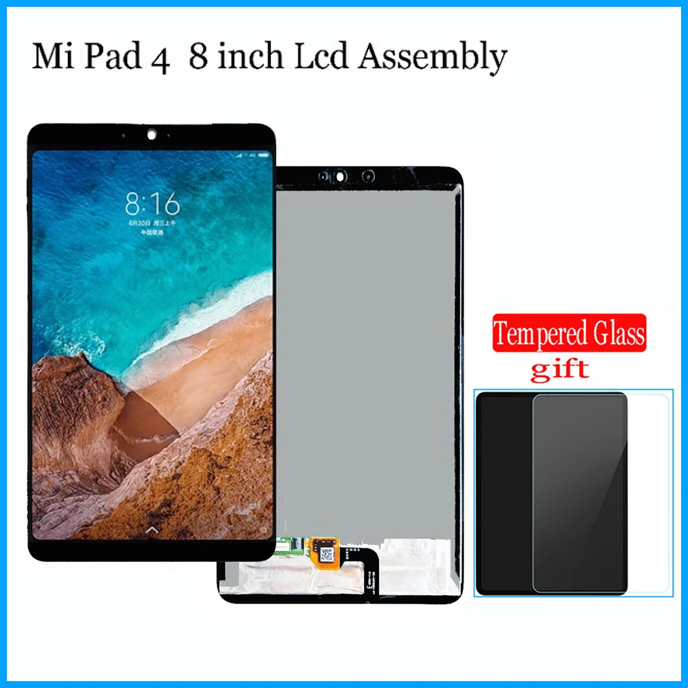 Новый 8 дюймовый ЖК дисплей для Xiaomi Mi Pad 4 Mipad MIUI + дигитайзер сенсорного экрана в