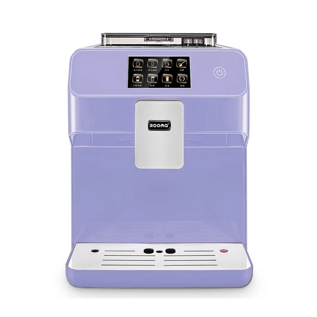 purple Многофункциональный кофе в зернах и молотый кофе машина Автоматическая Эспрессо-machellone - Цвет: purple