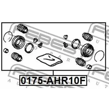 Рем.к-т диск. торм. d64(Akebono)\ Toyota Previa 00 FEBEST 0175
