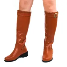 SARAIRIS/большие размеры 46; модные сапоги для верховой езды на квадратном каблуке; женские сапоги; коллекция года; женские зимние сапоги до колена в стиле ретро