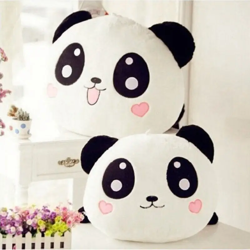 20 см панда Тедди Набивная игрушка «Медведь» плюшевые мягкие детские игрушки для малышей подарок белый черный подушка