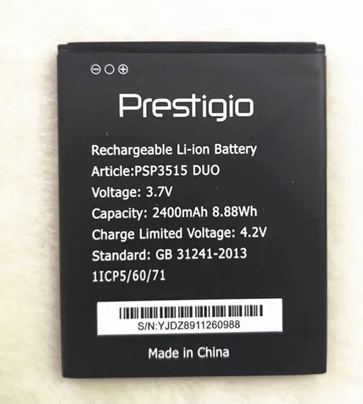 Аккумулятор PSP3515 2400 мА · ч для Prestigio Muze U3 LTE DUO | Мобильные телефоны и аксессуары