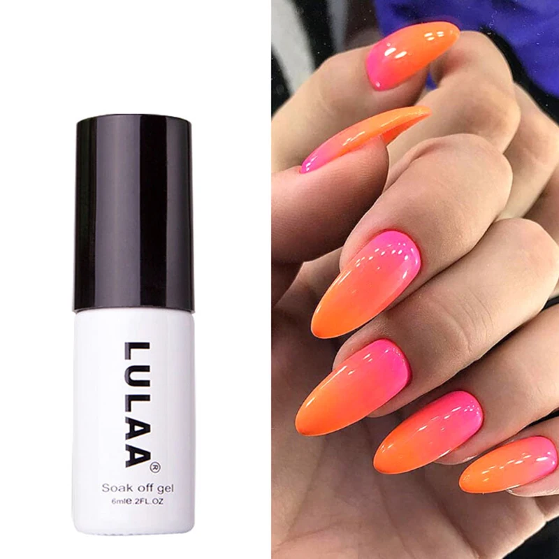 10 цветов лак для ногтей блеск лак для ногтей изменение температуры цвета градиентный зеркальный лак для ногтей 6 мл