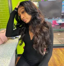 Bling-pelucas de cabello humano ondulado para mujer, cabello Remy brasileño con cierre de encaje, 4x4, 5x5, 6x6, densidad del 150%, 100%