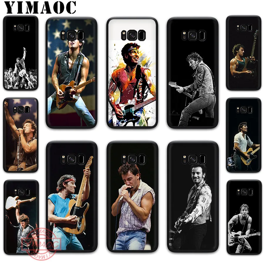 

YIMAOC Bruce Springsteen Star Soft Silicone Case for Samsung S10 S9 S8 Plus S6 S7 Edge Note 8 9 10 Plus