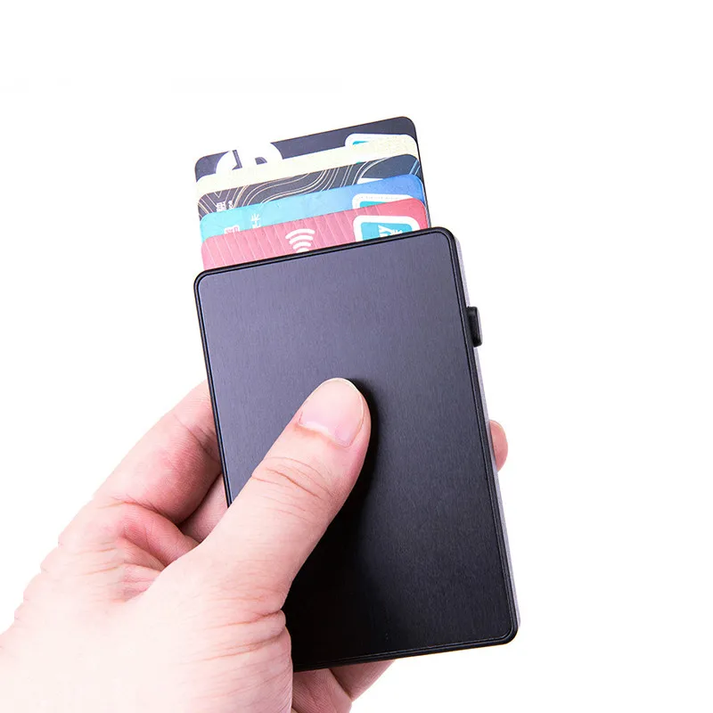 ZOVYVOL алюминиевый Умный кошелек с защитой от кражи тонкий модный клатч RFID