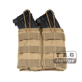 

Tactical MOLLE System Magazine Pouch 1000D Nylon Double Fast Open-top Draw Out Mordular 5.56 .223 For Paintball Airsoft Pouch