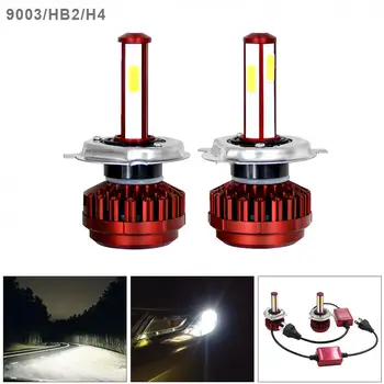 

H4 HB2 9003 100W 12000LM 6000K All-In-One LED Car Headlight Kit High/Low Beam Bulbs Automotive LED Headlamps Fit for Cars