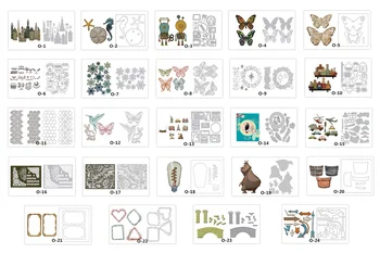 

New 2020 Metal Cutting Dies and Scrapbooking For Paper Making Animals Lace Embossing Frame Card Craft Without Stamps