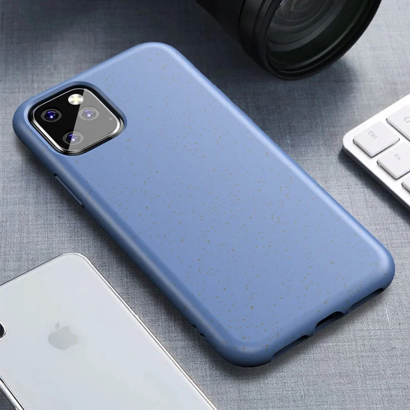 Musubo, Роскошный чехол для iPhone 11 Pro Max, силиконовый чехол для Apple iPhone 11 Pro, чехол на заднюю панель s, мягкий Fundas 11, Ультратонкий чехол Capa - Цвет: Синий
