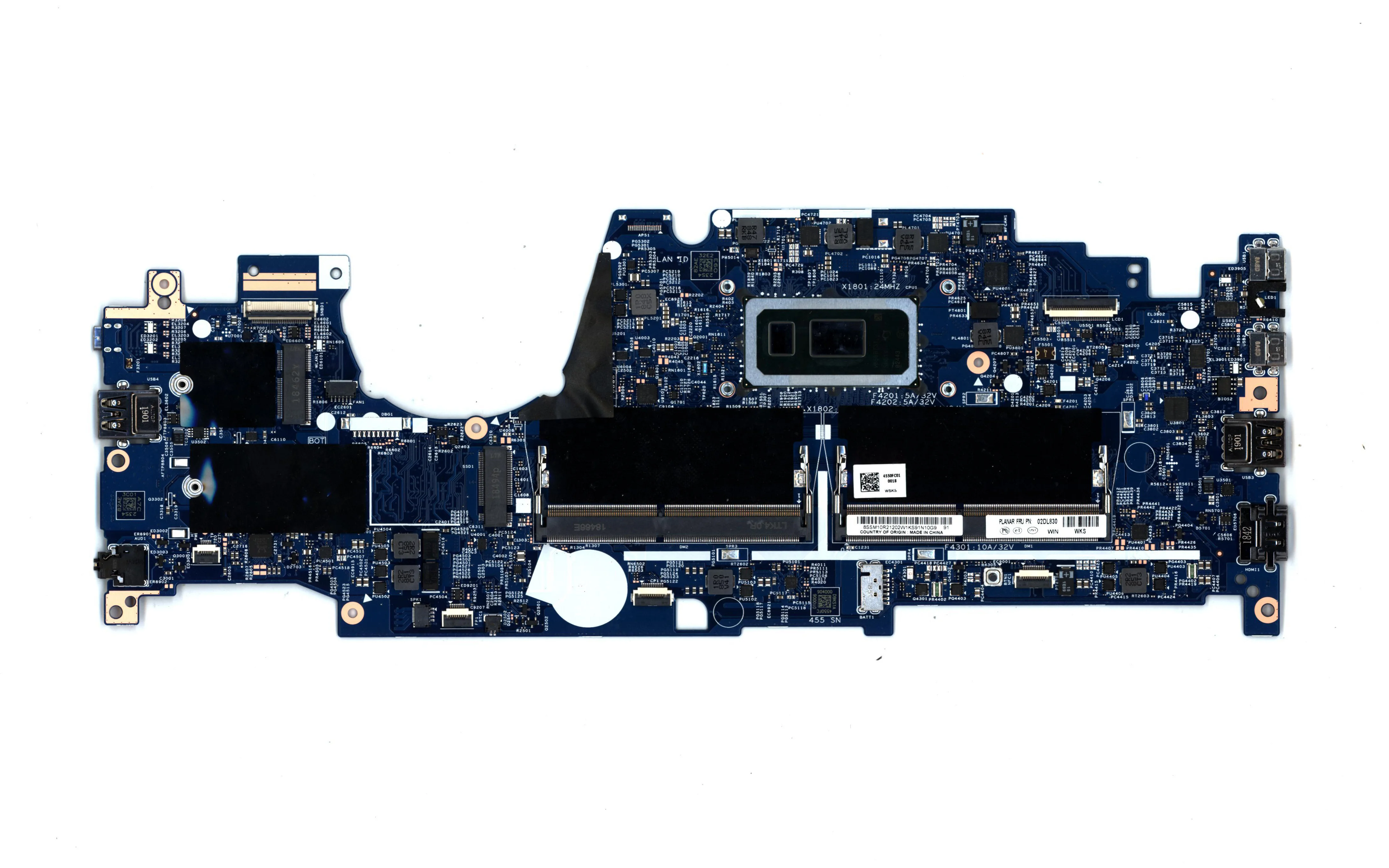 Интегрированный процессор Lenovo yoga L390 thinkpad 02DL830 Материнские платы Для 18724 МБ 0011 1