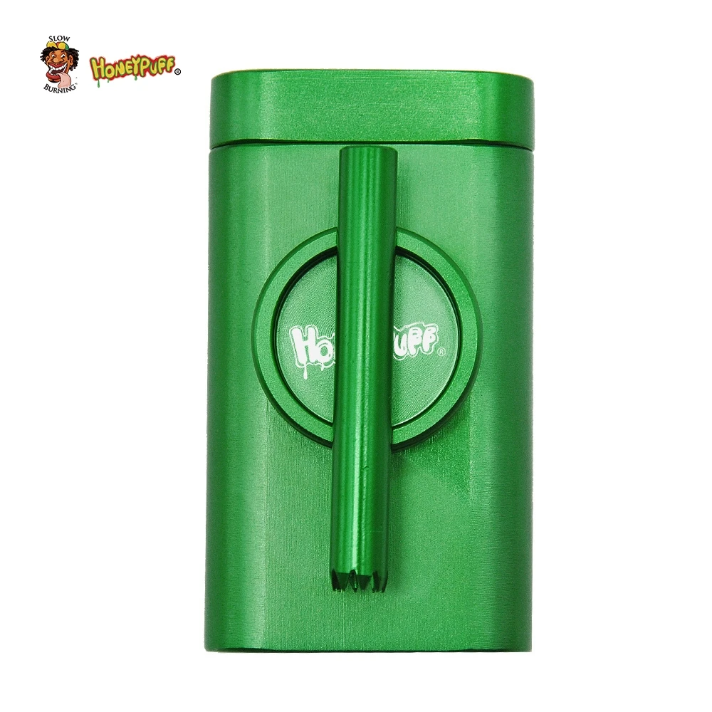 Honeypuff алюминиевый травяной Точильщик Pinch One htter & Dugout чехол для трубы с хранения