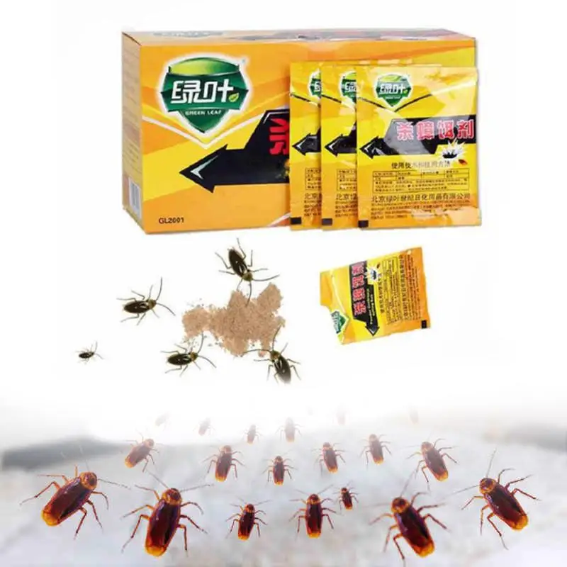 Насекомое уничтожитель контроль за паразитами отпугиватель тараканов Нетоксичная медицина домашняя ловушка порошок без запаха