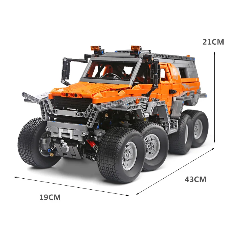 Форма King 23011 Avtoros Shaman 8x8 Siberia Technic серия внедорожный автомобиль с дистанционным