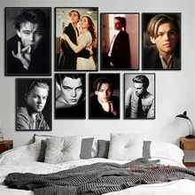 Leonardo DiCaprio película estrella arte pintura Vintage cartel de decoración de pared de casa