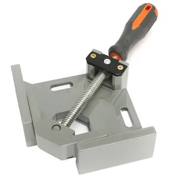

Wood Working Clamps Angle Clamps 90-degree Angle Vise Single Handle Adjustable For Frame Fight Splices Clip Woodworking Tools