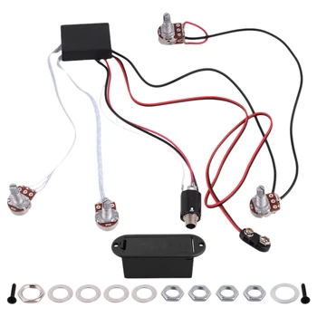 

ABGZ-Electric Guitar Bass Coil Active Pickup Electric Guitar Plucked String Instrument Accessories
