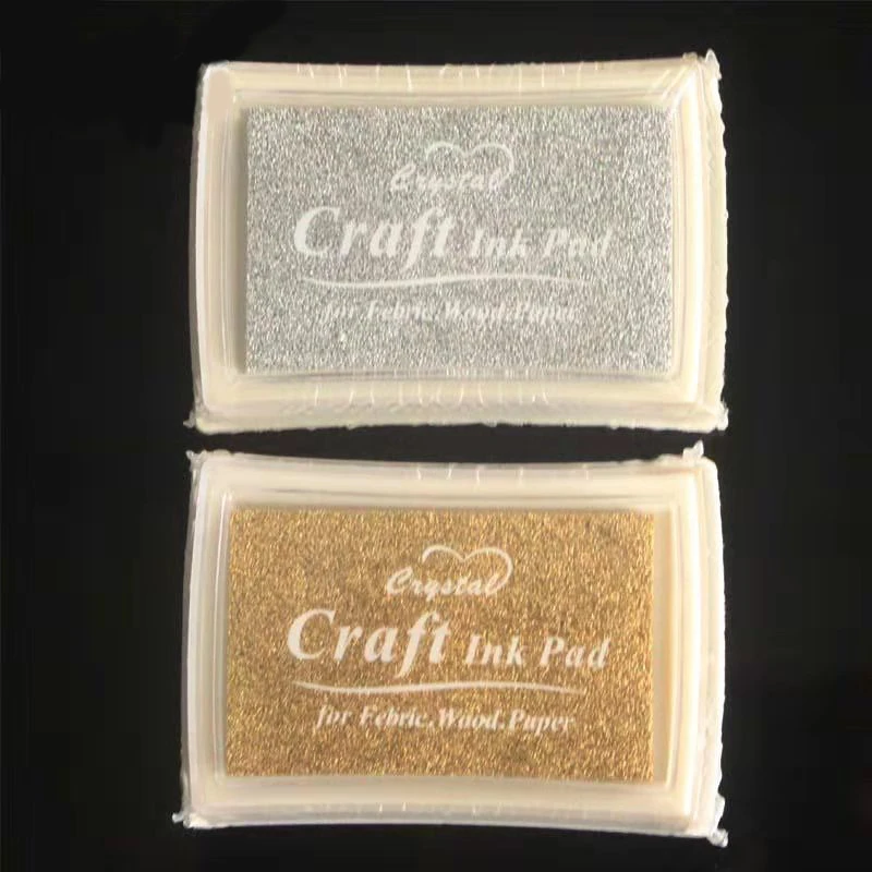 Special DIY printing pad rubber stamp pad color rectangular concave waist big printing mud rubber chapter 4