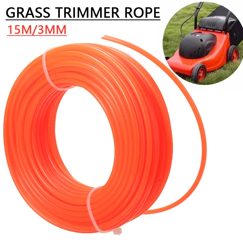 1pc Red Nylon Trimmer Line Rope Roll Cord Wire String For Grass