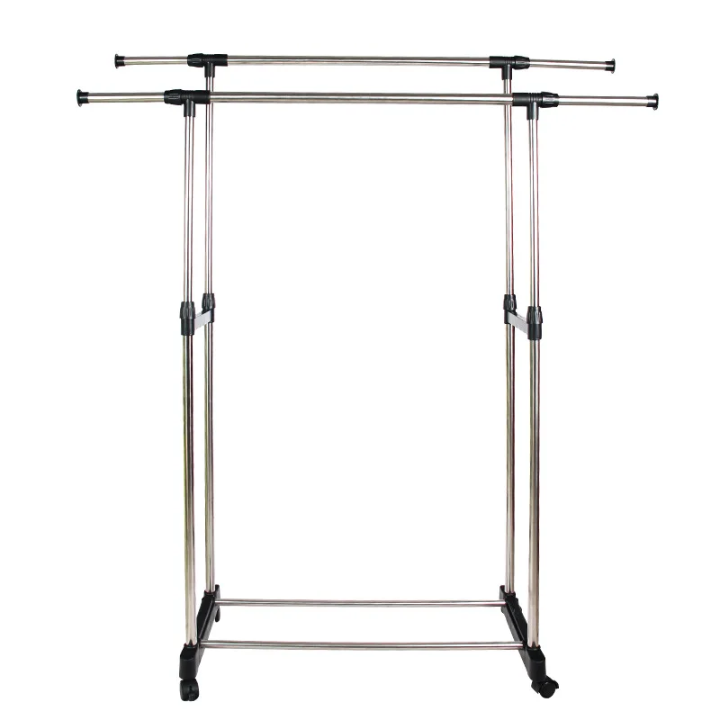 

Currently Available Supplying All-Stainless Steel Double Pole Telescopic Folding Outdoor Floor Clothes Rack Drying Rack Quilt Ha