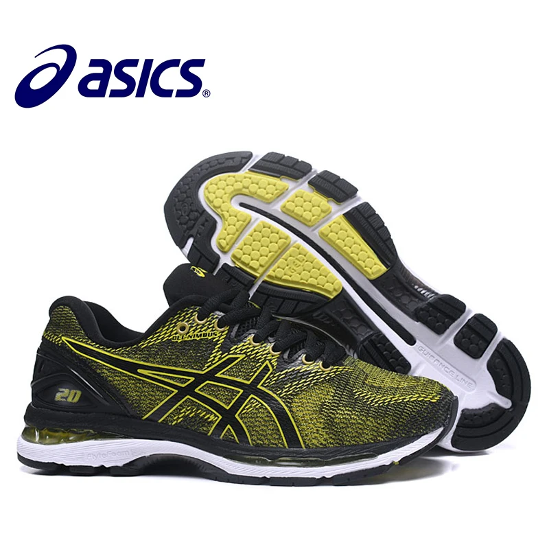 ASICS GEL-Nimbus 20 оригинальные мужские кроссовки для бега Asics мужские кроссовки дышащая Спортивная обувь кроссовки