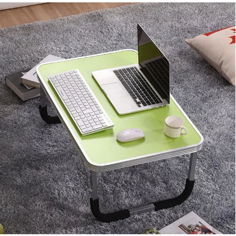 

250308/Home bed with simple desk /Folding mobile small desk/High quality desktop/Thicker pipe/Lazy bedside laptop desk /