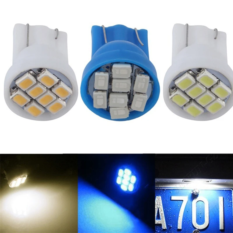 20 шт. Белый светодиодный T10 8SMD Автомобильная Лампа 194 168 192 W5W 1206 SMD супер яркая автомобильная лампа для Bmw E46 E90 525i M3