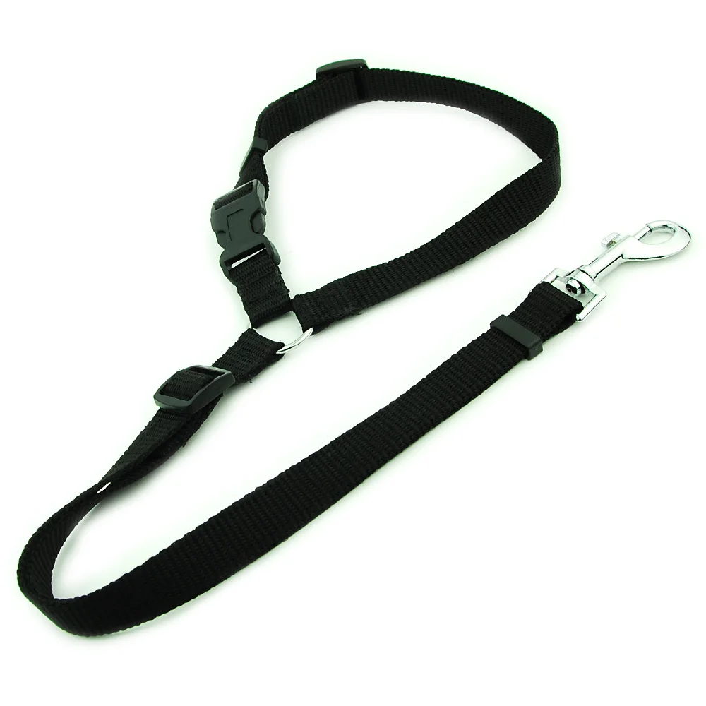 Cat Dog Vehicle Car Safety Adjustable Seat Belt Leash Pet Car Travel Clip Strape Lead Seatbelt Multi-function Lead for Dogs Cats