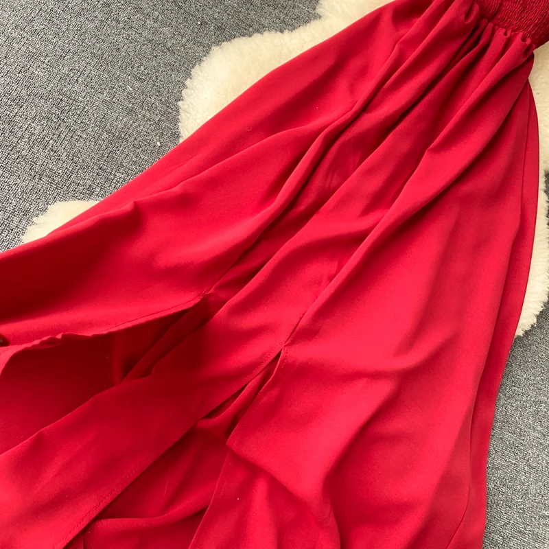 Neploe Dress Women Fashion Square Collar Spaghetti Strap Ladies Vestidos Summer 2020 Elegant Slim Waist Female Dresses 1C916