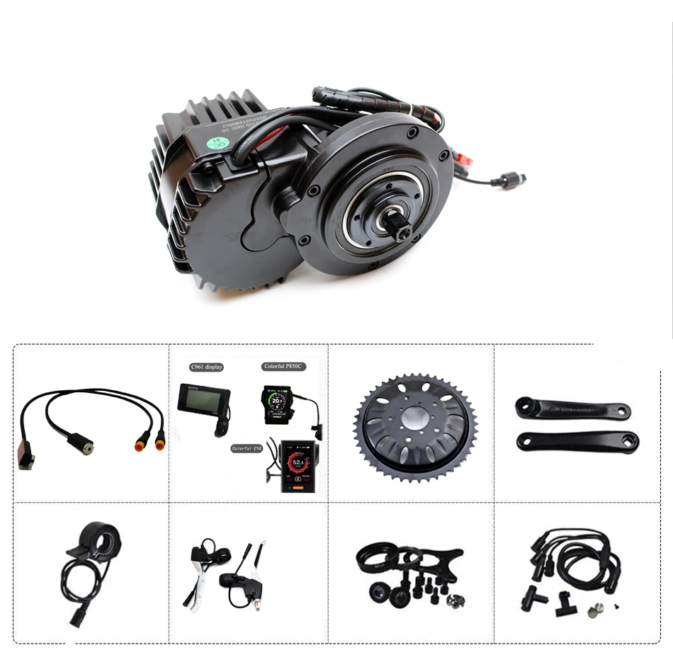 Bafang mid drive kit BBSHD 1000w 48V комплект электродвигателей