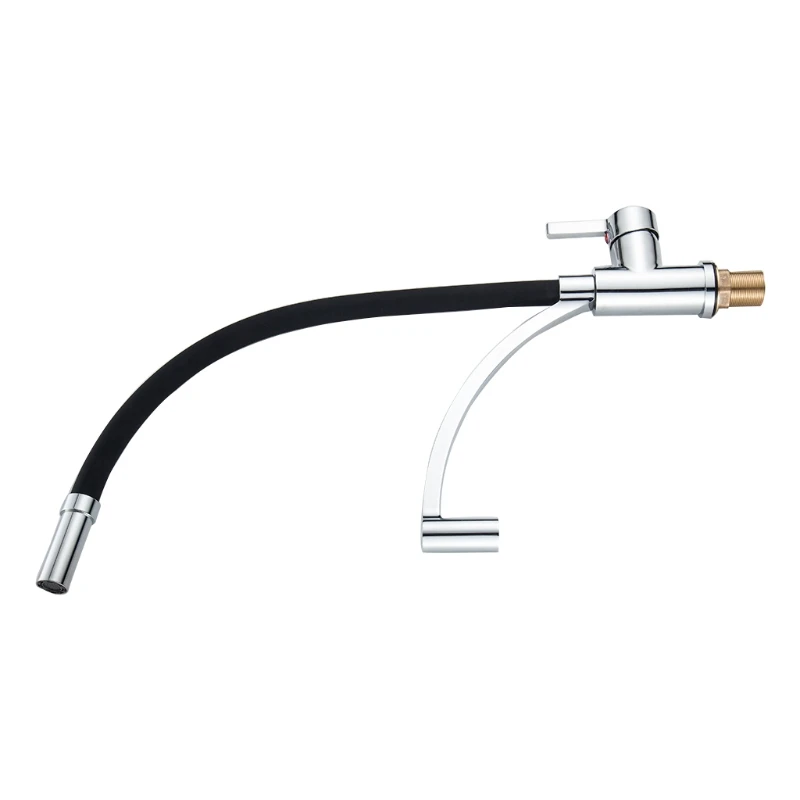 

Kitchen Faucet 360 Degree Rotatable Sink Tap Mixer Single Lever Spiral Spring Y1QB