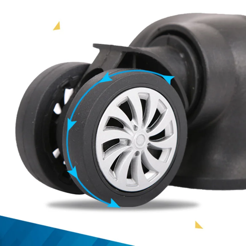 4 шт./компл. сменные чемоданы на колесиках поворотные универсальные