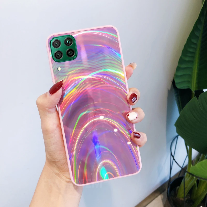 Зеркальный блестящий чехол для Huawei P20 P30 Pro P40 Lite E Y5P Y6P Y7P Honor 8A 8X 8S 9A 9C P Smart 2019 Z 2020