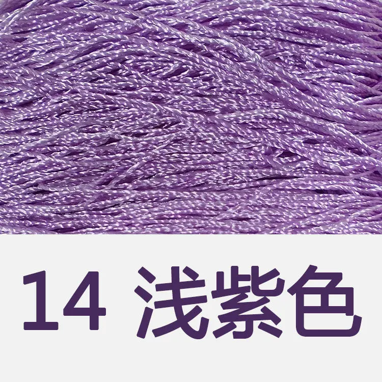 10 шт. ингредиентов, шелк льда, 400 г, Летняя трикотажная пряжа для вязания крючком, тонкий палантин, пряжа для вязания,, ZL64 - Цвет: 14 light purple