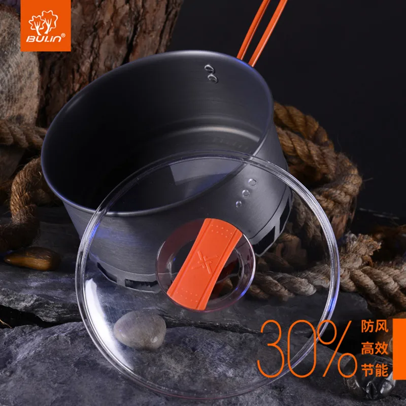 Camping Pot Energy Gathering Cookware Bulin S2400 S2500 Portable Ultralight Energy Saving Cooking Pot