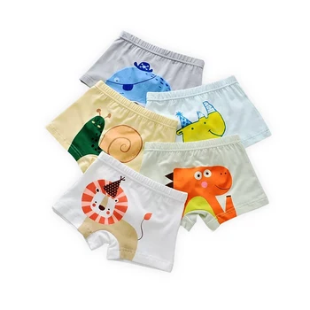 

2-14 Years Kds teen Boys Cotton Boxers Cartoon Children Underwear For Boys Panties Teenager panties 5PCS